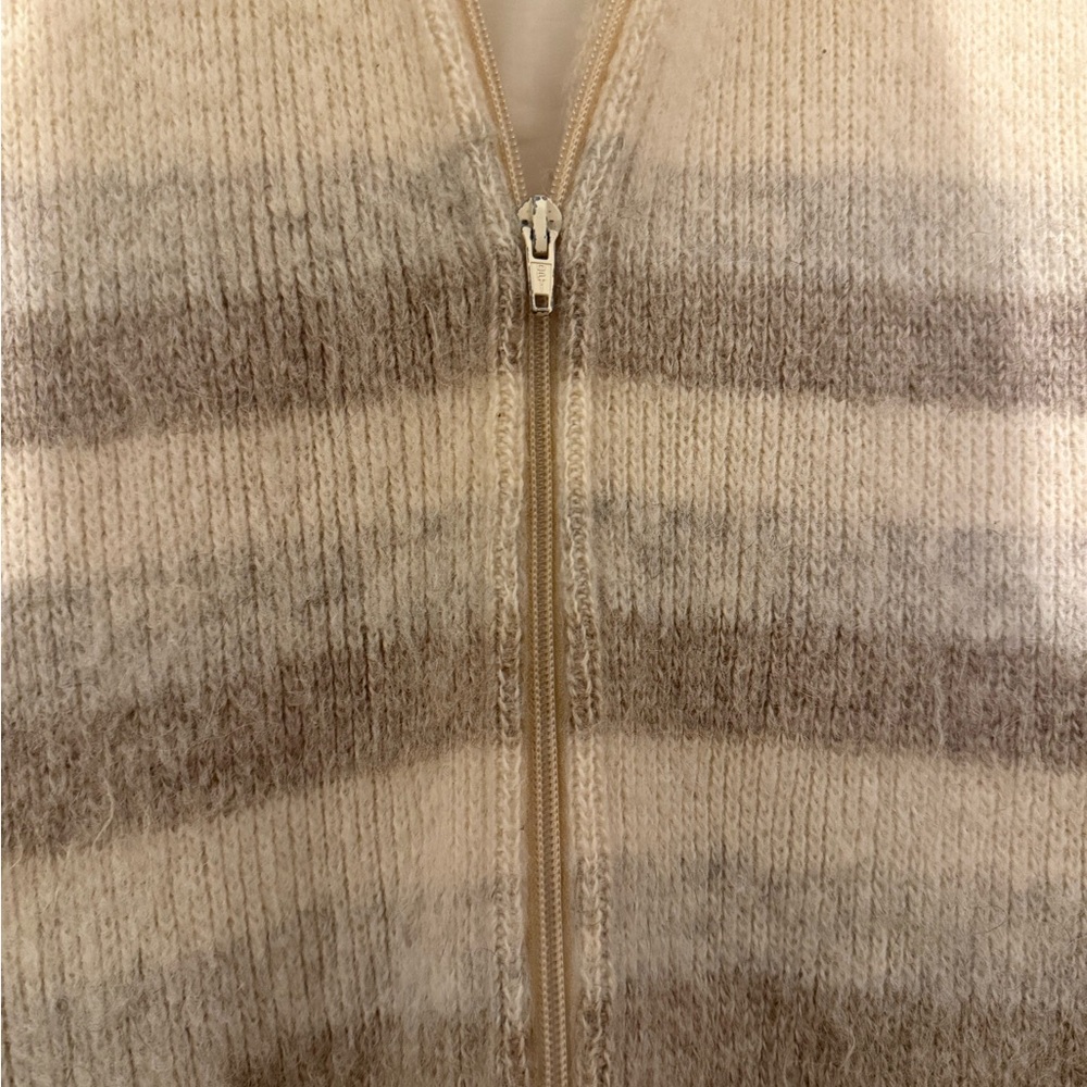 Vintage Hilda Ltd Icelandic Wool Hooded Zip Coat – 100% Wool Size XS - Picture 6 of 9
